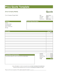 Create invoices using quote templates. Quote Template Excel Spreadsheet Templates At Allbusinesstemplates Com