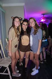 Jungle Themed Party Giraffe Monkey Koala Itslise Crazy Halloween Costumes Spirit Week Outfits Jungle Themed Costumes