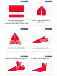 Le dernier pliage serviette noël doit commencer depuis la partie droite qui pour sa part a une seule ouverture. Pliage De Serviette Pour Noel Le Chausson De Lutin Tuto Un Lotus Bleu Pliage Serviette Pliage Serviette Papier Noel Serviette Origami