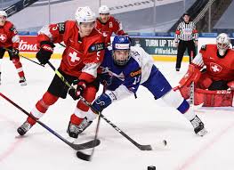 Aus riga/lat, sport, lettland 2021 |. Iihf U20 Wm Schweiz Verliert Eroffnungsspiel Gegen Die Slowakei Mit 0 1