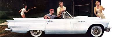 Image result for Colonial White 1957 Thunderbird