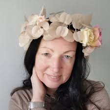 Gold Rose Seide Eukalyptus Kopfschmuck Braut Pastell Kopfkranz Goldene  ElfenKrone mit Rosen Fake Grün Haarband Magic Elfen Halo