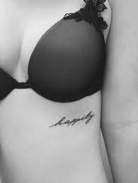 Fun fact, under breast tattoos are more enjoyable for the viewer than the bearer. Little Tattoos Happily Tattoo Under The Left Breast
