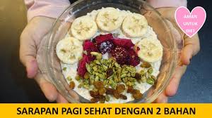 Resep 'menu diet sarapan' paling teruji. Resep Menu Sarapan Pagi Diet Oatmeal Rendah Karbo Tinggi Serat Rmpb 69 Youtube