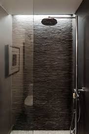 Houzz Tour Stellar Views Spark A Loft S New Layout Stone Shower Stone Accent Walls Recessed Lighting