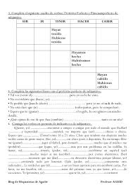 El Modo Subjuntivo Forma Usos Ejercicios Preterito Perfecto Ejercicios De Espanol Tiempos Verbales Espanol