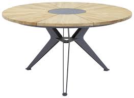 Unterschiedliche, exklusive gartentische aus hochwertigen materialien wie teak, aluminium, kunstharz an denen die ganze familie platz findet. Gartentisch Rund Aus Teakholz Online Entdecken