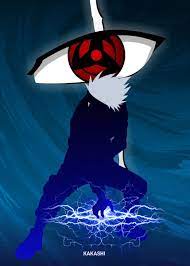 Hatake Kakashi Chidori Poster By Fauzi Maulana Displate In 2021 Kakashi Chidori Kakashi Hatake Wallpaper Naruto Shippuden
