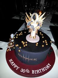 Cake Decorating Birthday Cake Images Download For Mobile My Friend S Diablo 3 Birthday Cake 3rd Birthday Cakes Birthday Cake Cake