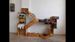 Auch europaletten eignen sich, um ein schuhregal selber zu bauen. Design Garderobe Shoe Rack Schuhregal Regal Aus Schubladen Diy Upcycling Selber Machen Youtube