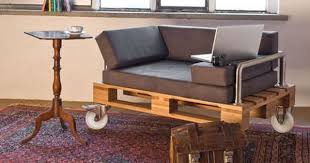 Palete Tekerlek Takip Uzerine Koltuk Minderleri Eklenmis Ve Boyle Sahane Bir Kendin Yap Mobilya Ortaya Cikmis En Y Pallet Sofa Palet Mobilya Mobilya Fikirleri
