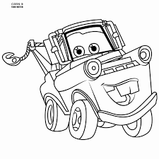 Cars The Movie Coloring Pages Unique Disney Cars Mater Coloring Pages At Getcolorings