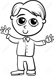 All png images can be used for personal use unless stated otherwise. Black And White Cartoon Illustration Of Cute Funny Little Boy Royalty Free Cliparts Vectors And Stock Illustration Image 24241955