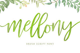 Buy ambassador script font from canada type on fonts.com. Mellony Brush Script Font 34251 Script Font Bundles