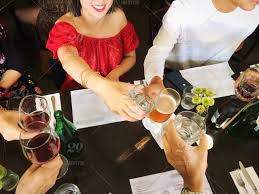 They can be served to guests at an elegant dinner party or enjoyed any night of the week at home. Drinks With Friends Cheers Young Millennials Out At Dinner Smiling And Charging Their Glasses Together Assorted Drinks Red Wine Beer Cocktails Real Life Candid Millennial Life Summer Lifestyle Bright Colours Celebration