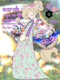 The warmth of the sun on your skin. Aesthetic Gijinkas Sarah Bloomcore By Cate463 On Deviantart