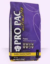Real chicken meal is the #1 ingredient and balanced omega fatty acids support healthy skin, hair coat and immune system. Puppy Chicken Brown Rice Formula International Pro Pac Ultimates Natural Pet Food