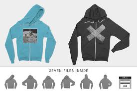 Download Zip Up Sweatshirt Mockups Mockup Generator Photoshop Templates