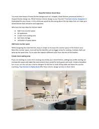 beautiful kitchen island ideas by