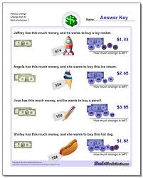 Making Change For Money Math In 2020 Money Math Worksheets Money Math Money Worksheets