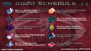 Because of the pandemic and travel restrictions, all dates and times are subject to change, postponement or cancellation. Bobcat Football Announces 2020 Schedule St Thomas University News