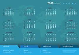 Om du vill välja en annan kalender eller välja en version med helgdagar, se ytterligare ett år eller en månad. 2019 Utskriftsbar Kalender 273462 Ladda Ner Gratis Vektorgrafik Arkivgrafik Och Bilder