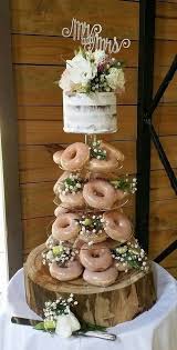 25 Alternative Wedding Cake Ideas 00001 Agilshome Com Wedding Donuts Donut Wedding Cake Doughnuts Wedding