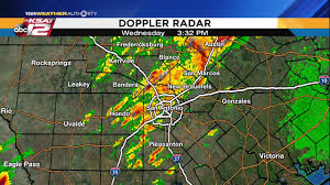 Base reflectivity doppler radar for san marcos ca, providing current static map of storm severity from precipitation levels. Severe Thunderstorm Watch Issued For Sa Area Including Bexar County