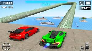 Compact Stunt Car Driving Challenge On Ramps Android Gameplay Fhd Gadi Wala Game Car Games 3d Youtube