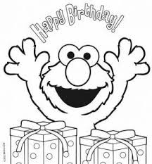 Printable Elmo Coloring Pages For Kids Cool2bkids Birthday Coloring Pages Happy Birthday Coloring Pages Elmo Coloring Pages