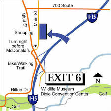 Also enjoyed the evening and night. Map Of St George Rv Parks Map Of St George Utah