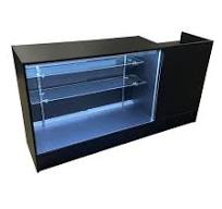 72" Two In One Counter - Black Sku:9102Bkd
