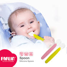 Silicone Spoon(4M+)(Green) - FARLIN