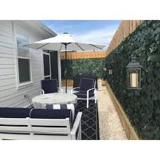 Trellis and screening panels in square, lattice and diamond styles can provide structure for climbing plants, create a boundary wall or segment areas of the garden for different uses. Colourtree 4 Ft X 10 Ft Faux Ivy Leaf Vines Indoor Outdoor Privacy Fencing Roll Tbn04101 The Home Depot
