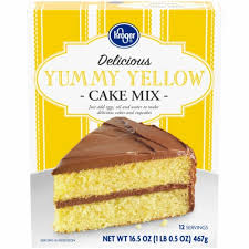 Pick up your birthday cards, birthday candles, birthday party food and other needs. Kroger Kroger Delicious Yummy Yellow Cake Mix 16 5 Oz