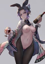 Shinobu Kocho Bunny Suit(Tsukizaki Shizuka)[Kimetsu No Yaiba] : rrule34