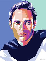 Charlton Heston By Stars On Art In 2020 Stars On Art Art Pop Art Portraits