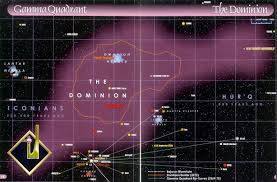 A Map Of The Gamma Quadrant Home Of The Dominion Star