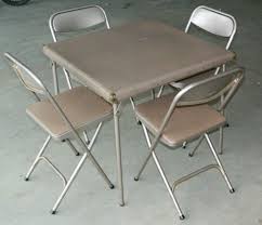 Folding Card Table And Chairs Samsonite