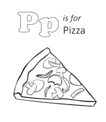 20+ free pizza coloring pages for kids, including images of pepperoni pizza slices, whole pizza coloring and more. Pizza Coloring Pages Playing Learning