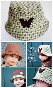 Free Sewing Pattern For A Child S Hat Ideal For Toddlers And Young Children A Free Hat S Toddler Hat Pattern Hat Patterns To Sew Baby Clothes Patterns Sewing