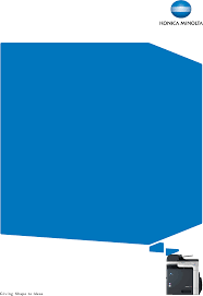 The download center of konica minolta! Bedienungsanleitung Konica Minolta Bizhub C3110 82 Seiten