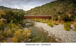The yuba river is a tributary of the feather river in the sierra nevada and eastern sacramento valley, in the u.s. Side View Bridgeport Covered Bridge South Stock Photo Edit Now 1239482278