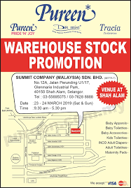 Summit company (m) sdn bhd. Pureen Warehouse Stock Promotion Shah Alam March 2019 Pureen Malaysia