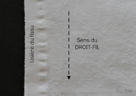 Trouver Le Sens Du Tissu Est Important Pour Determiner Le Droit Fil Qui Est Parrallele A La Lisiere Du Tissu Droit Fil Tissu Cours De Couture