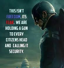 When We Trade Our Liberty For Safety Captain America Quotes Captain America Aesthetic Fear