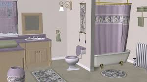 The pink rugs and towels on the floor add up to the. Mod The Sims Lilac Bathroom