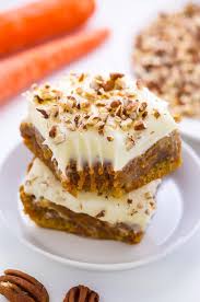 Carrot Cake Blondies Rezept Karottenkuchen Karotten Kuchen Kuchen Rezepte