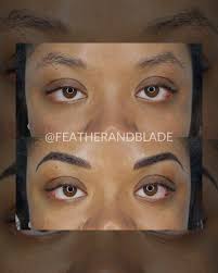 Hot brows + cold drinks = the perfect summer 👑 #fab_microblading by  Heather!