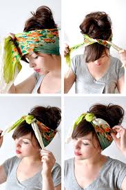 Work your way as far down as you can go and then tuck. How To Tie A Headscarf Short Hair Arxiusarquitectura